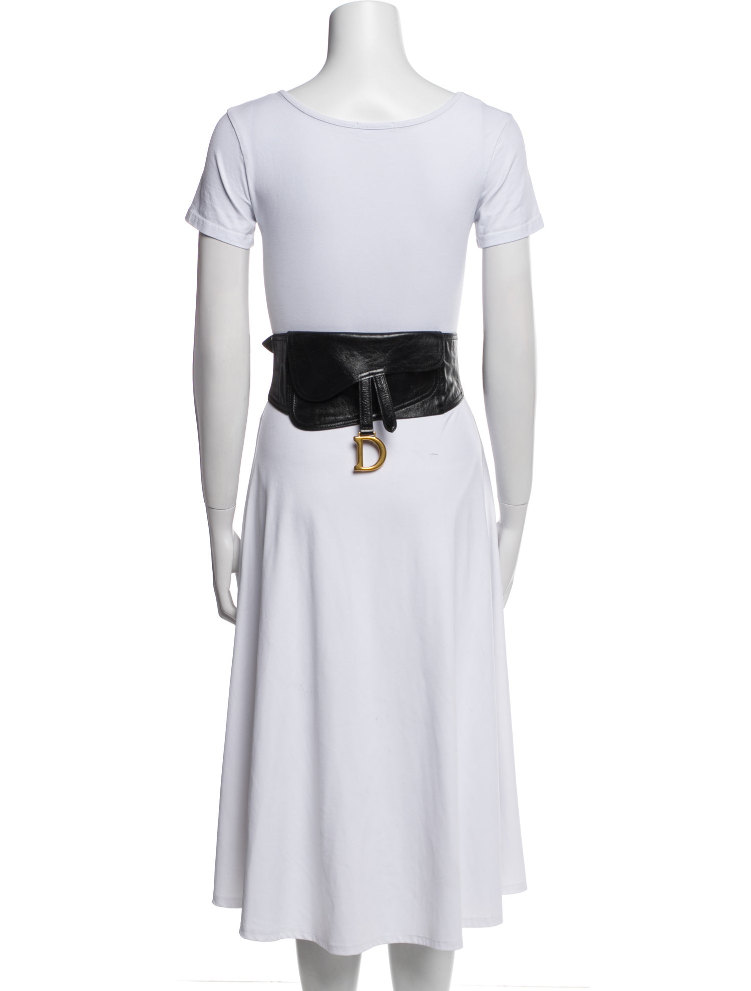 Christian Dior Leather Saddle Belt Bag