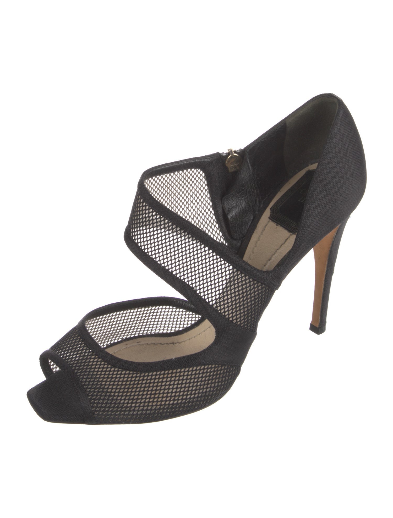 Christian Dior Mesh Accents Sandals