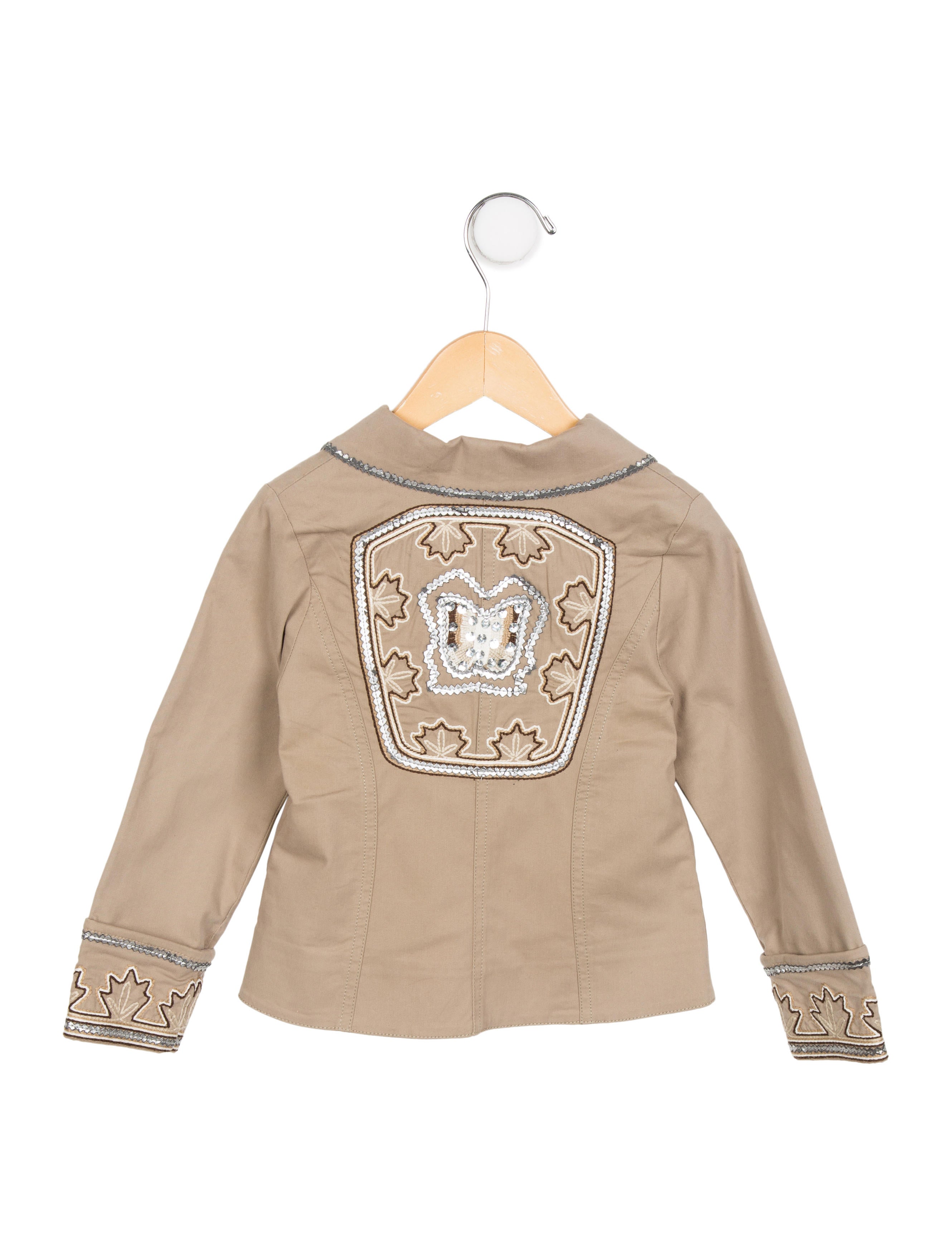Christian Dior Girls' Embroidered Lightweight Jacket Girls CHR53705