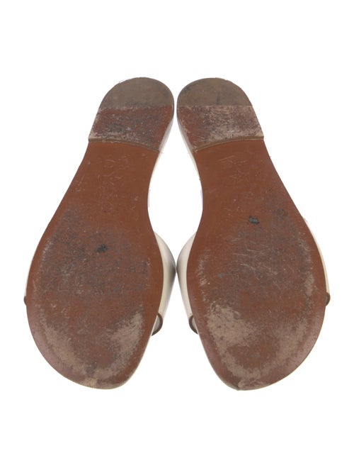 Christian Dior Leather Cutout Accent Slides