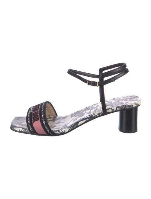 Christian Dior Canvas Printed Sandals