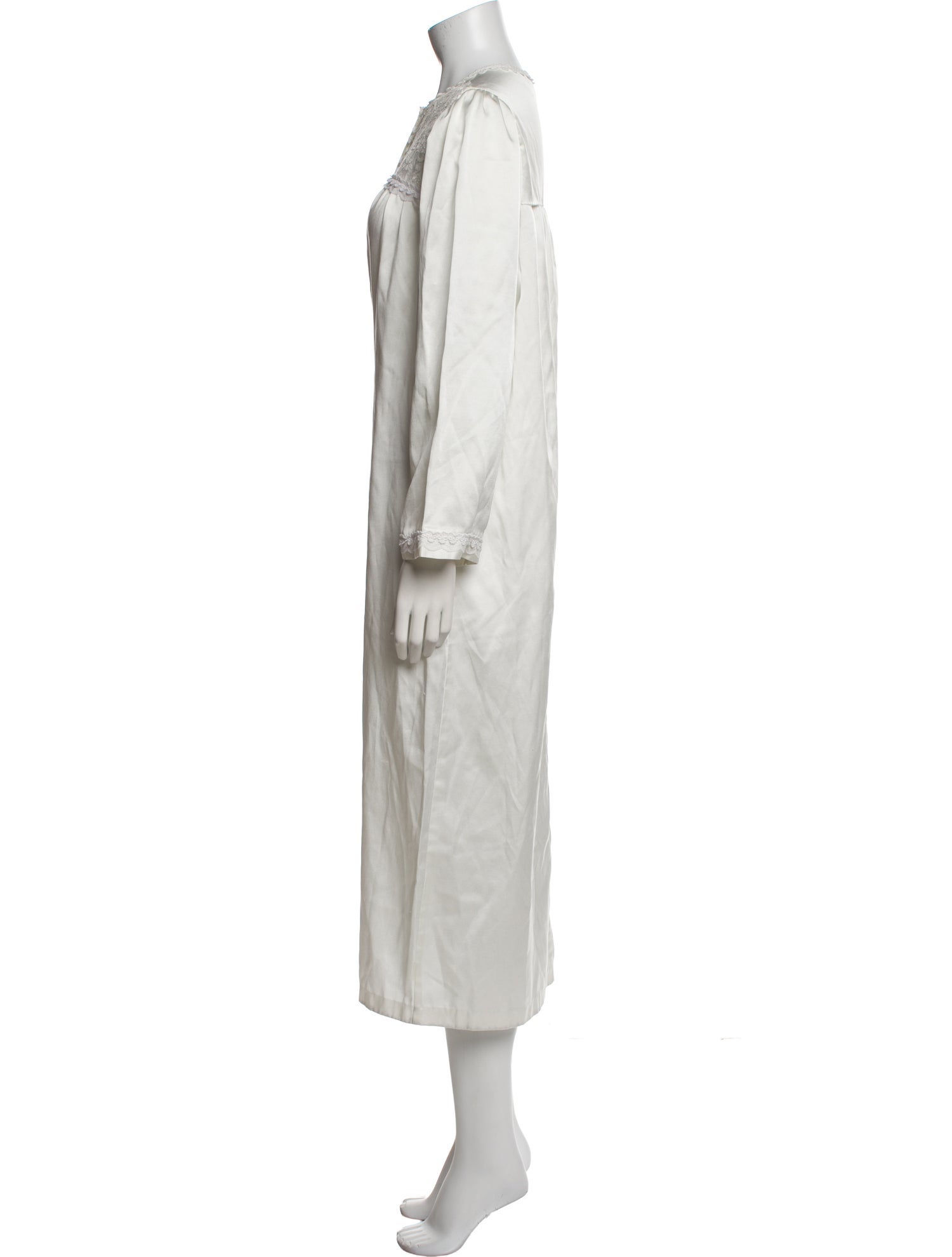 Christian Dior Vintage Lace Trim Embellishment Nightgown