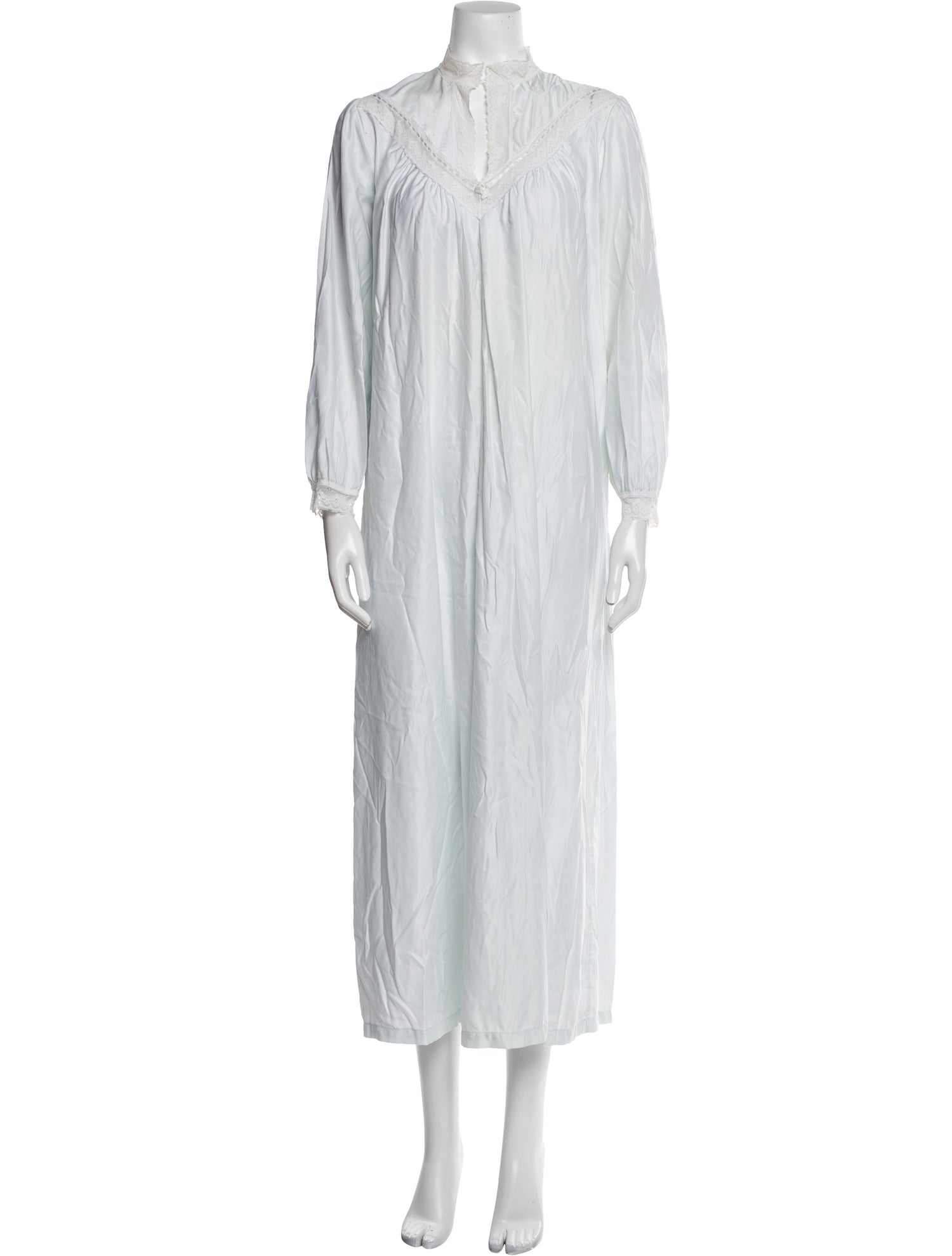 Christian Dior Vintage Embroidered Accent Nightgown