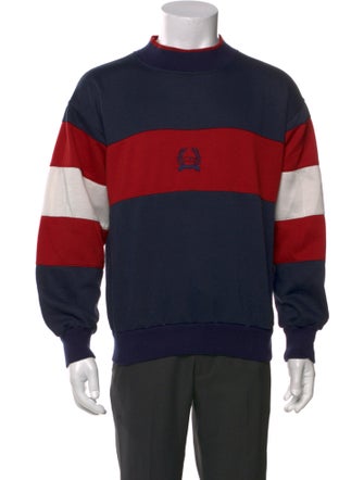 Christian Dior Monsieur Colorblock Pattern Pullover