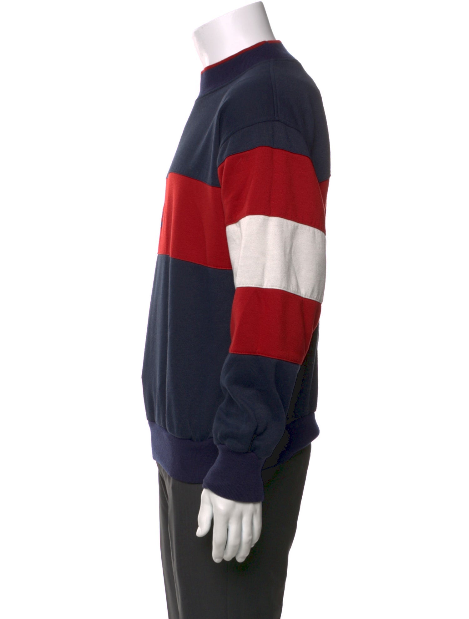 Christian Dior Monsieur Colorblock Pattern Pullover