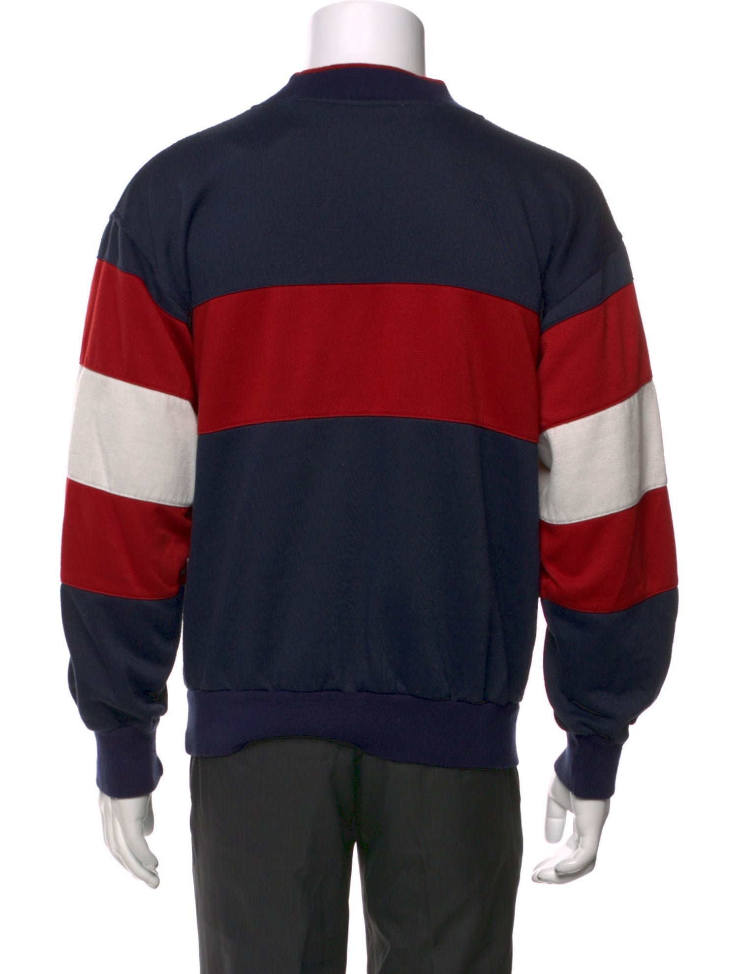 Christian Dior Monsieur Colorblock Pattern Pullover