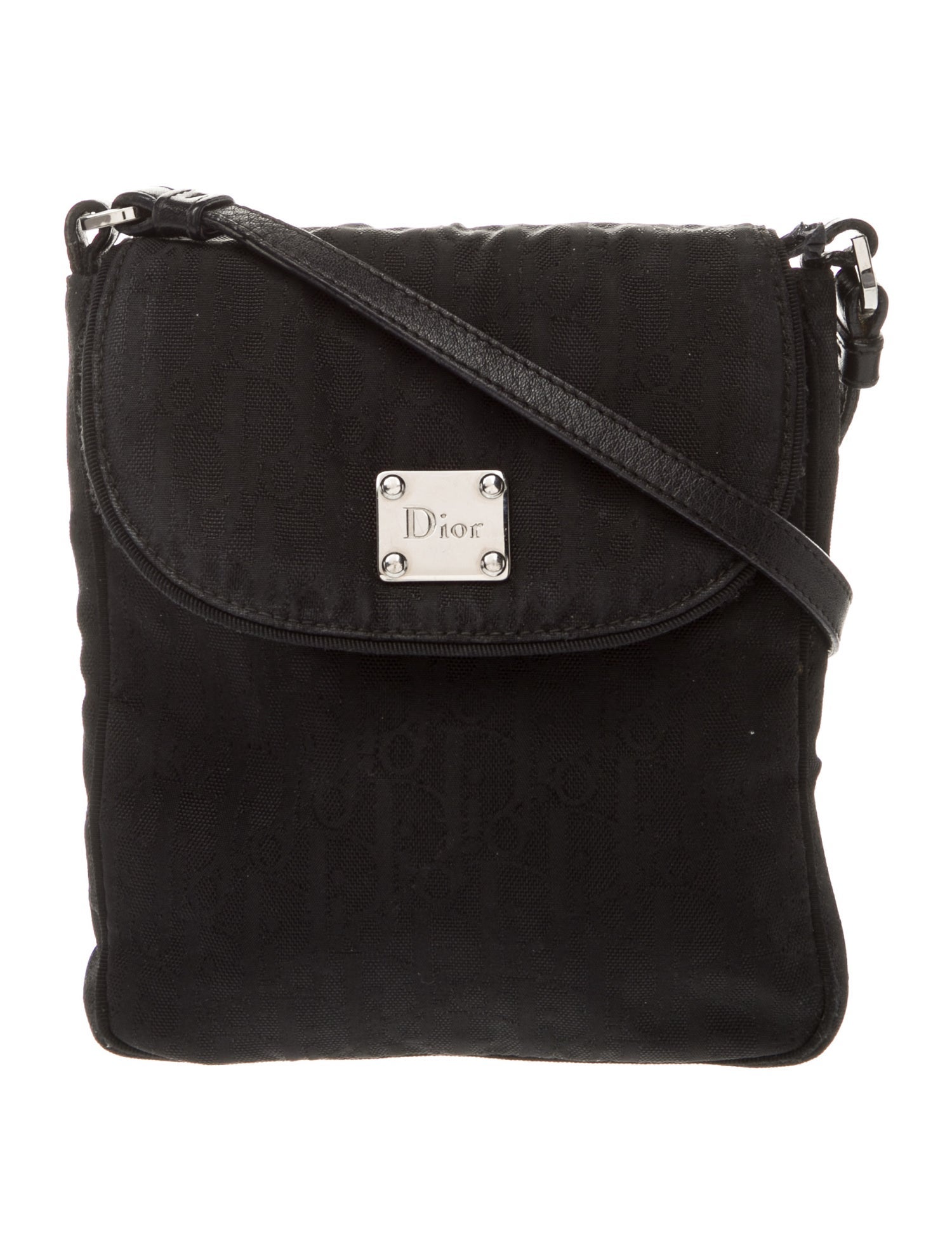 Christian Dior Oblique Jacquard Crossbody Bag Mini Vintage