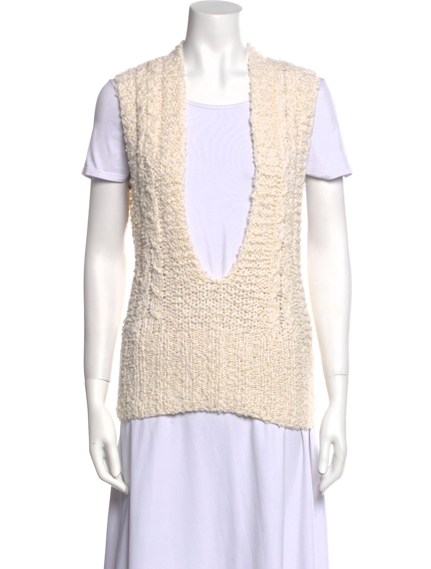 Christian Dior Square Neckline Short Sleeve Top