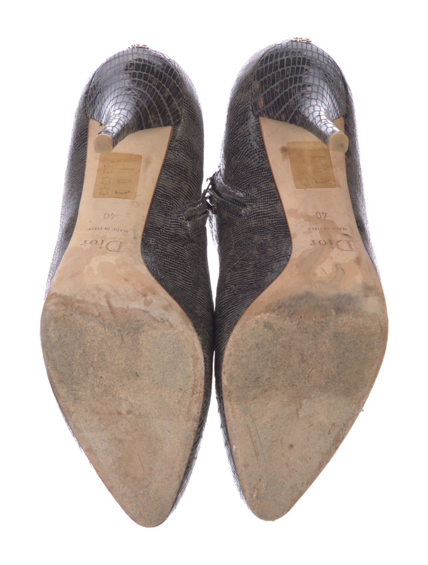 Leather Animal Print Pumps