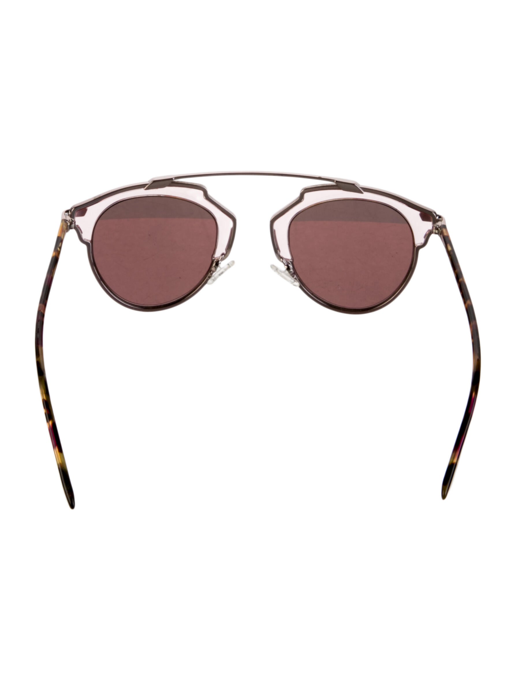 Christian Dior Round Mirrored Sunglasses
