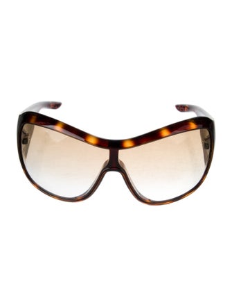 Christian Dior Cannage Pattern Oversize Sunglasses