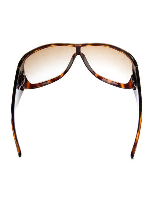 Christian Dior Cannage Pattern Oversize Sunglasses