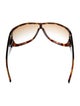 Christian Dior Cannage Pattern Oversize Sunglasses