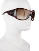 Christian Dior Cannage Pattern Oversize Sunglasses