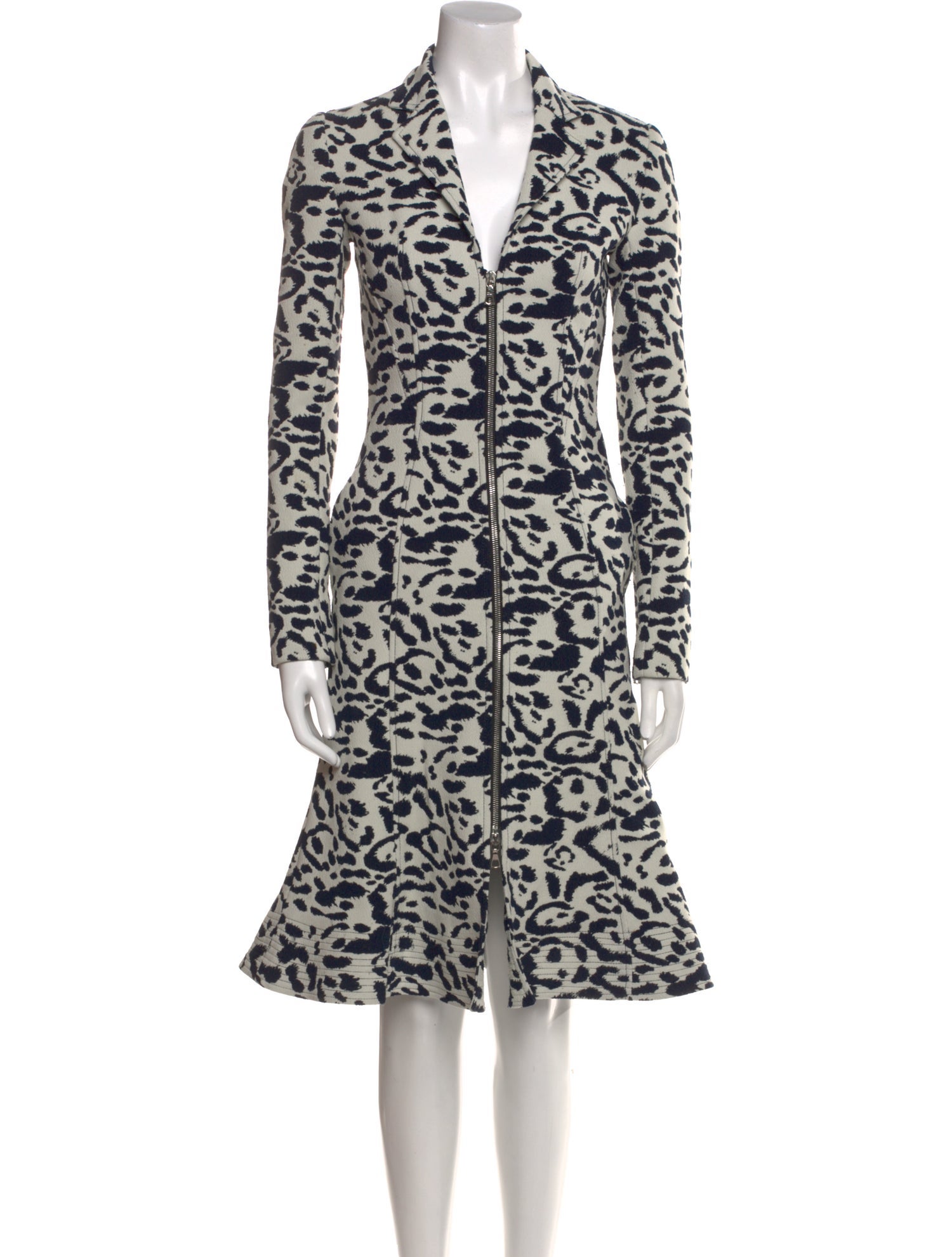 Christian Dior Printed Knee-Length Dress