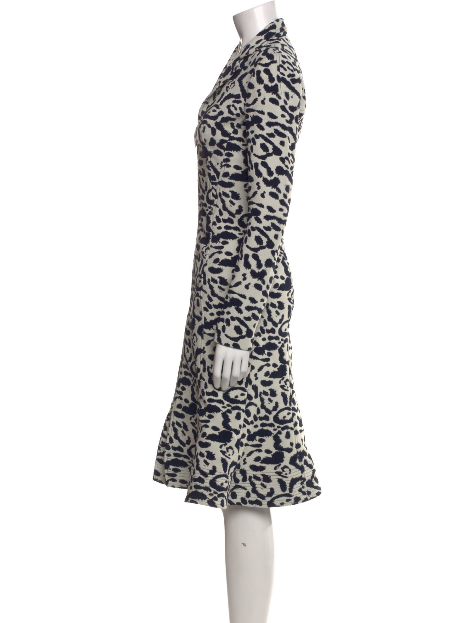 Christian Dior Printed Knee-Length Dress