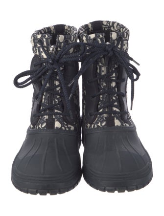 Christian Dior Oblique Jacquard Rubber Rain Boots