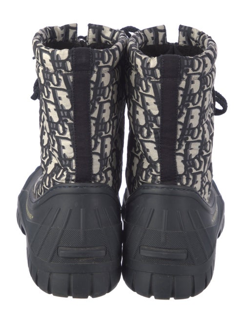 Christian Dior Oblique Jacquard Rubber Rain Boots