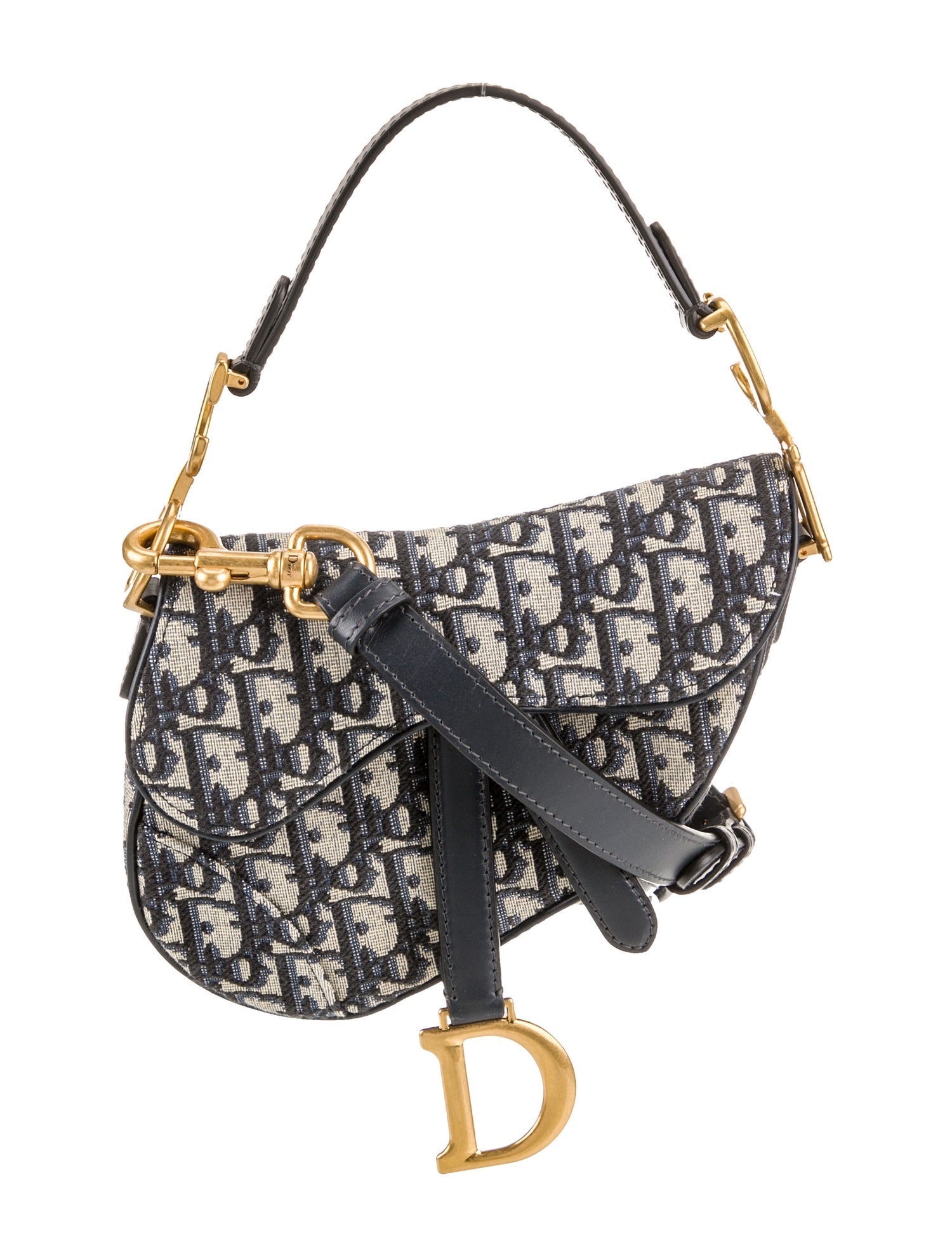 Christian Dior Oblique Jacquard Oblique Saddle Mini 2024