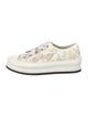 Christian Dior Canvas Lace Pattern Sneakers