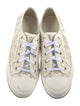 Christian Dior Canvas Lace Pattern Sneakers