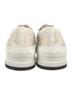 Christian Dior Canvas Lace Pattern Sneakers