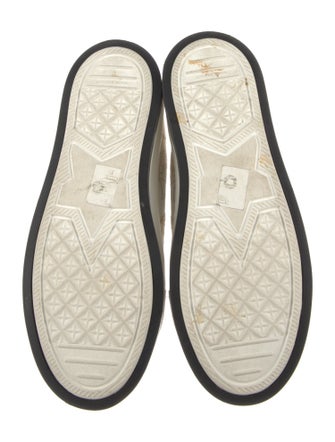 Christian Dior Canvas Lace Pattern Sneakers