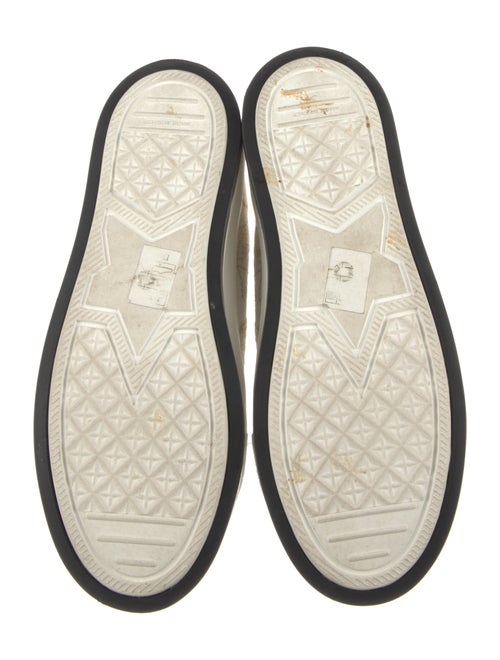 Christian Dior Canvas Lace Pattern Sneakers