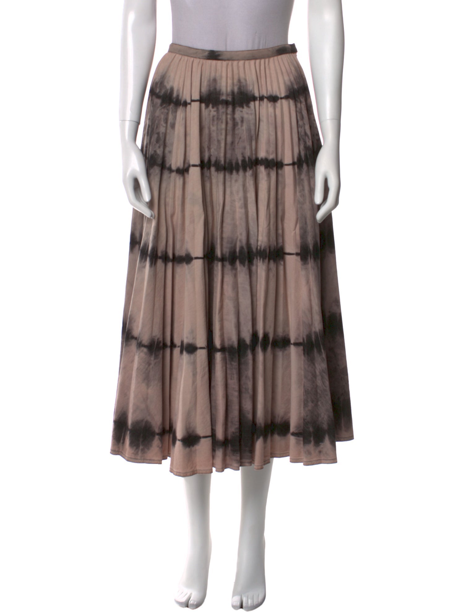 Christian Dior Tie-Dye Print Midi Length Skirt