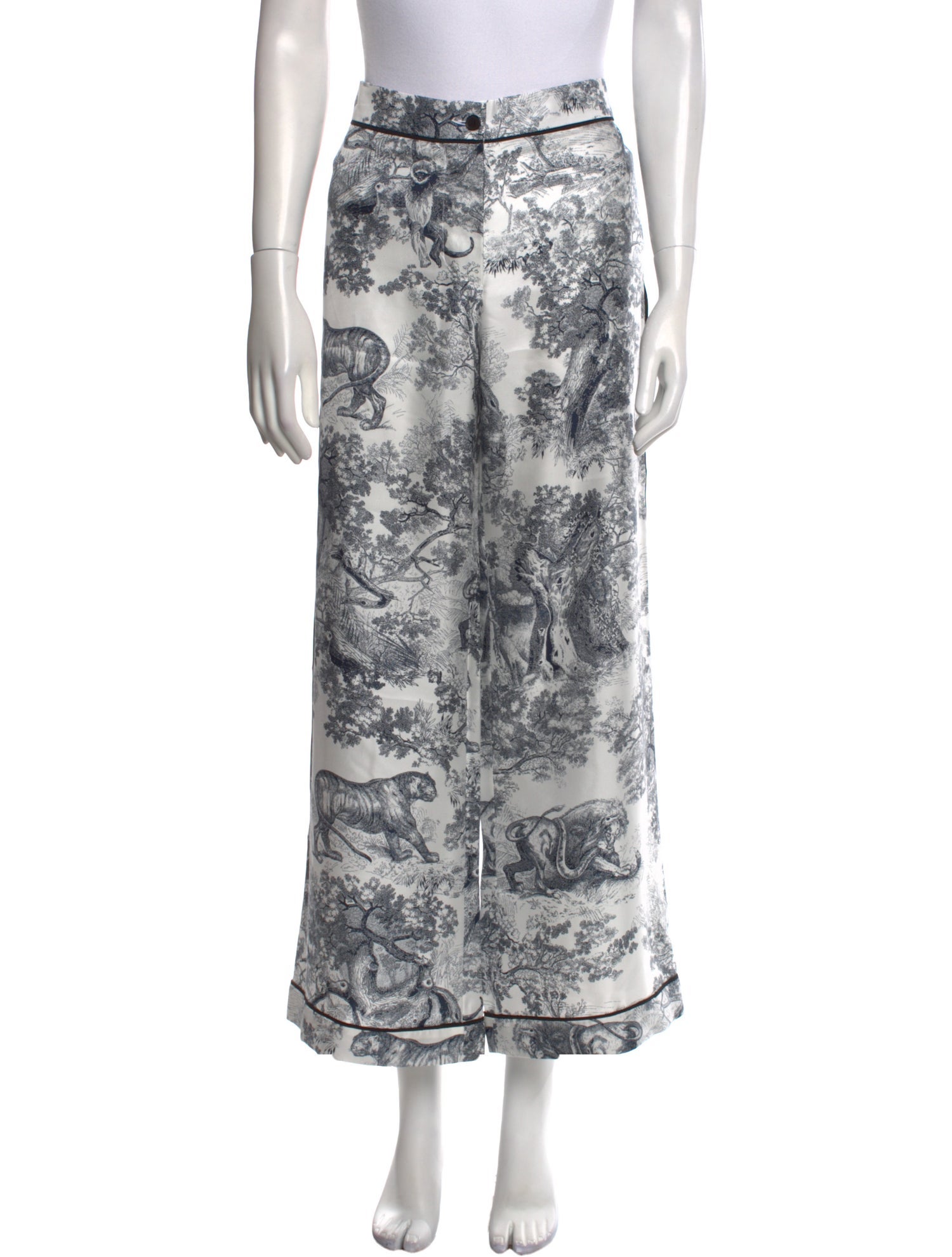 Christian Dior Silk Wide Leg Pants w/ Tags