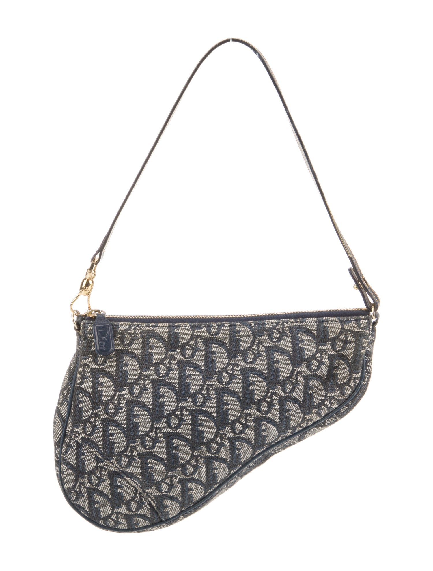 Christian Dior Diorissimo Saddle Pochette Mini Vintage