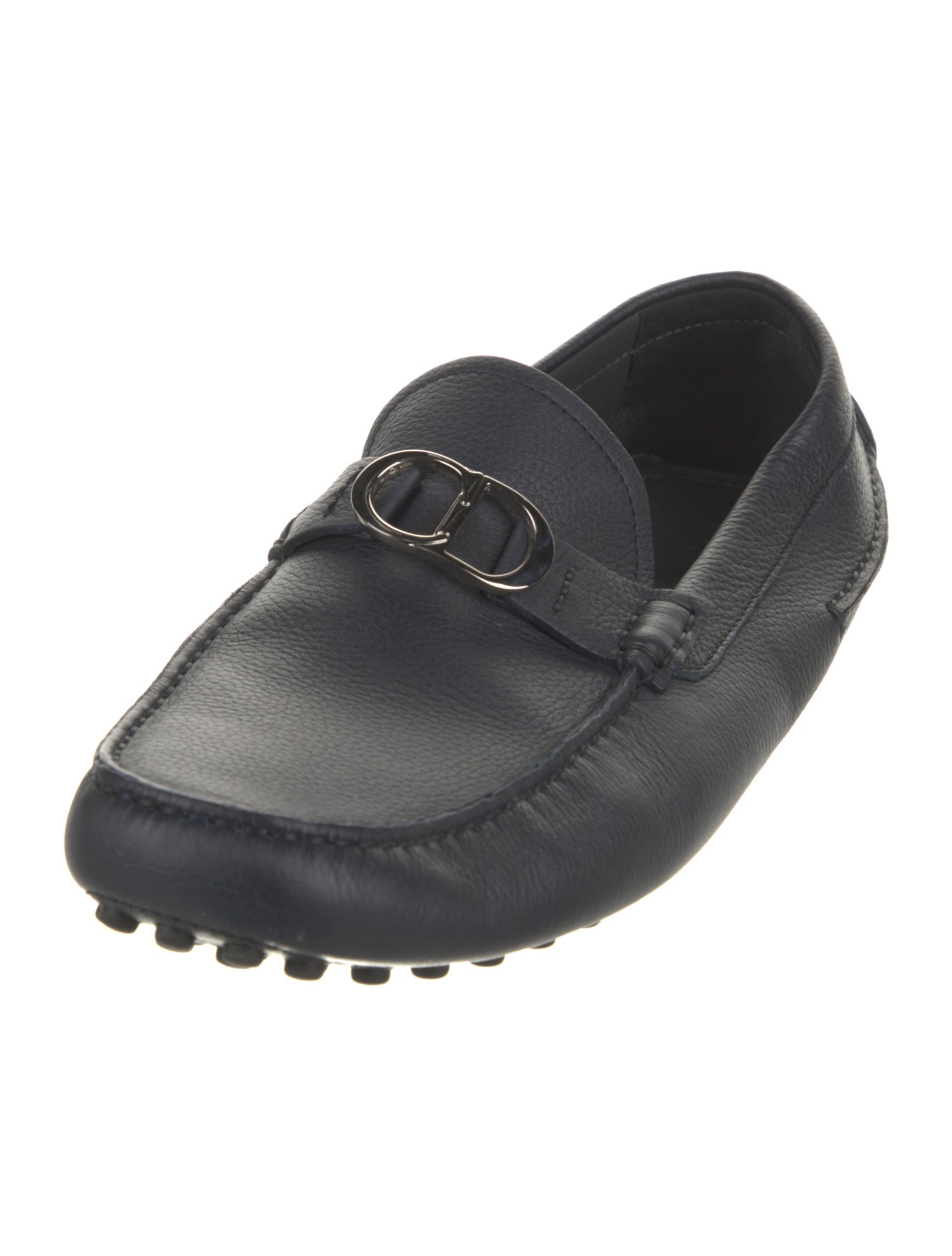 DIOR MEN Signature Logo Calfskin Drivers