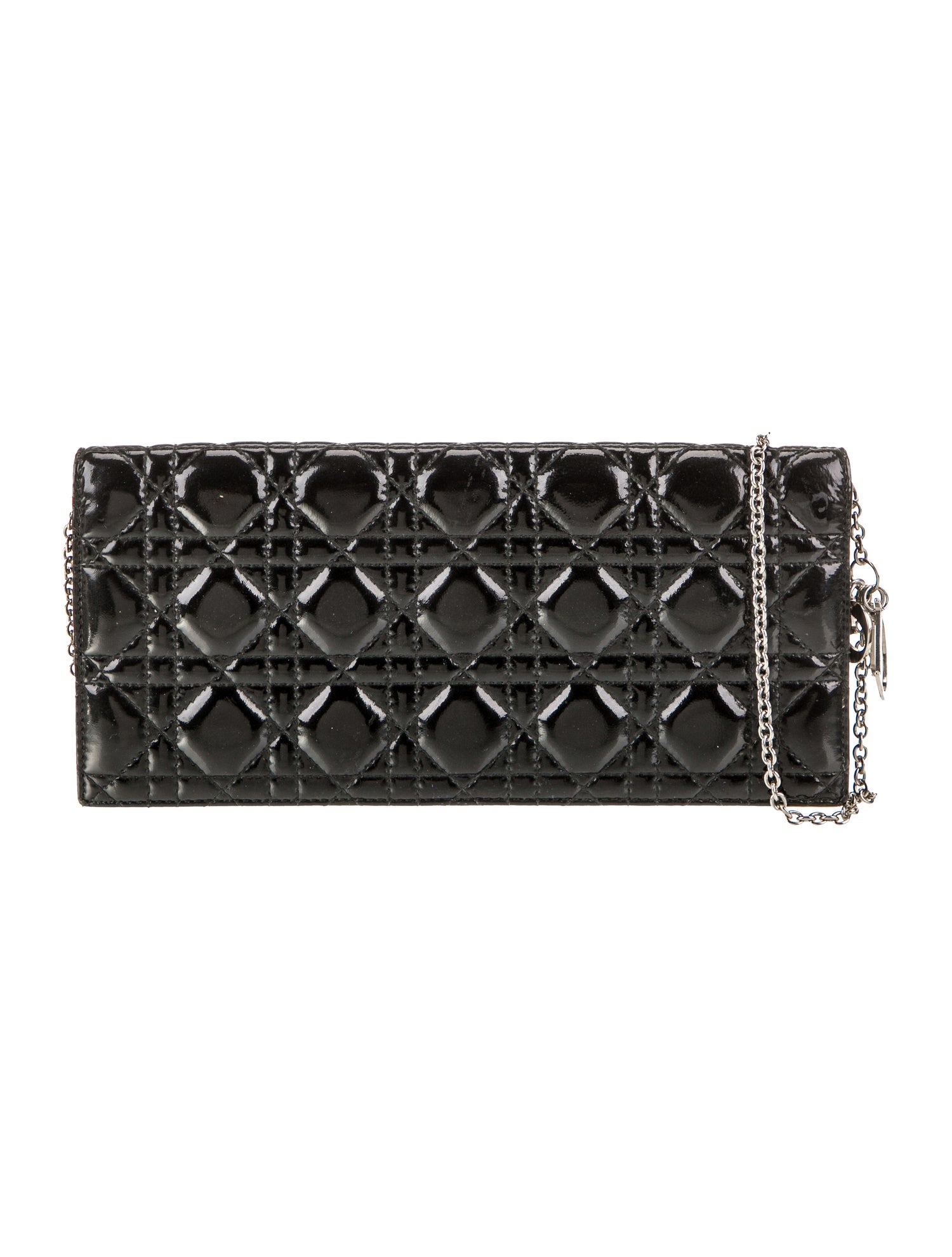 Christian Dior Cannage Lady Dior Wallet On Chain