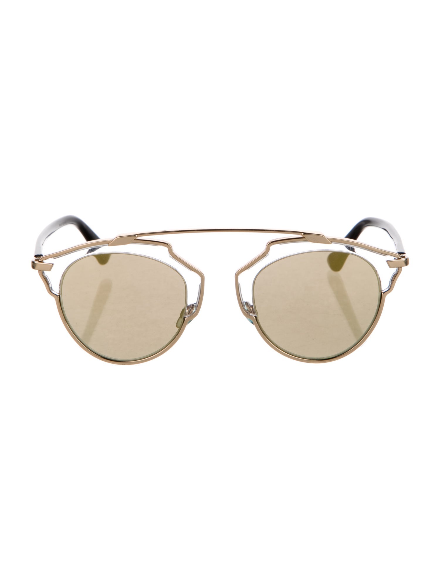 Christian Dior Aviator Mirrored Sunglasses