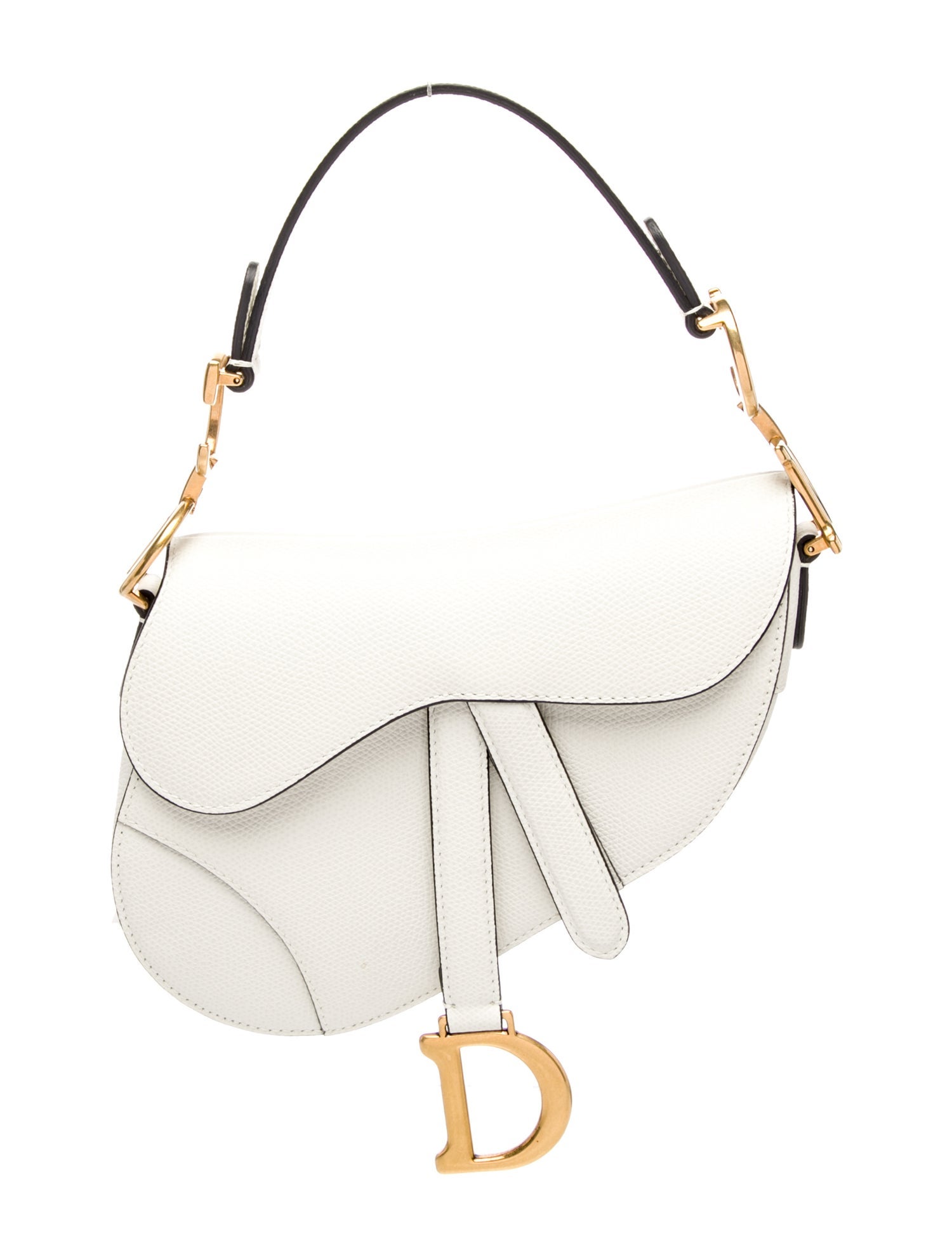 Christian Dior Leather Saddle Micro