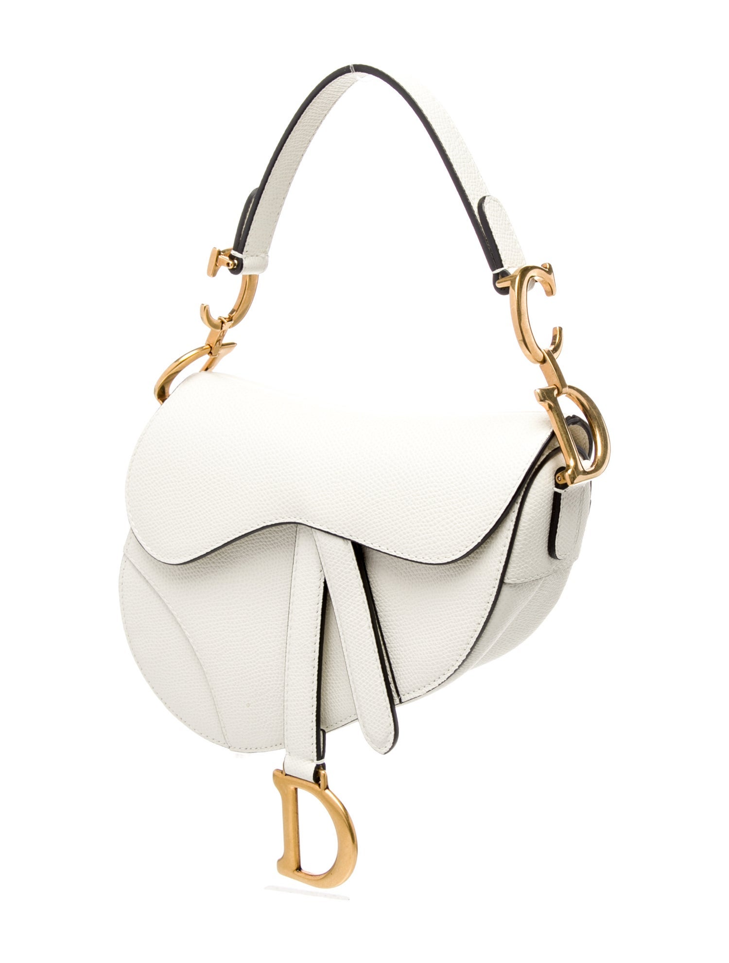Christian Dior Leather Saddle Micro