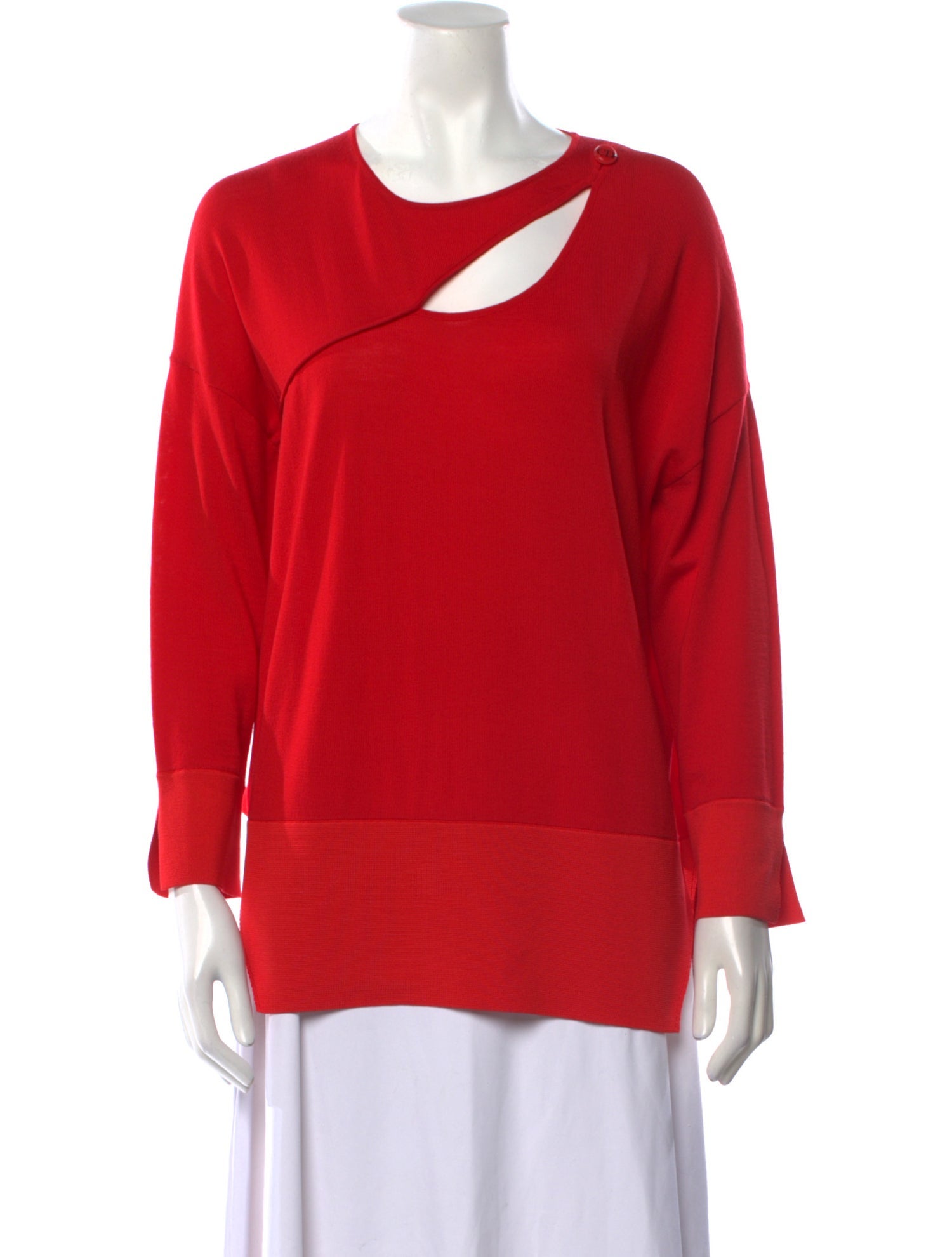 Christian Dior Wool Scoop Neck Sweatshirt