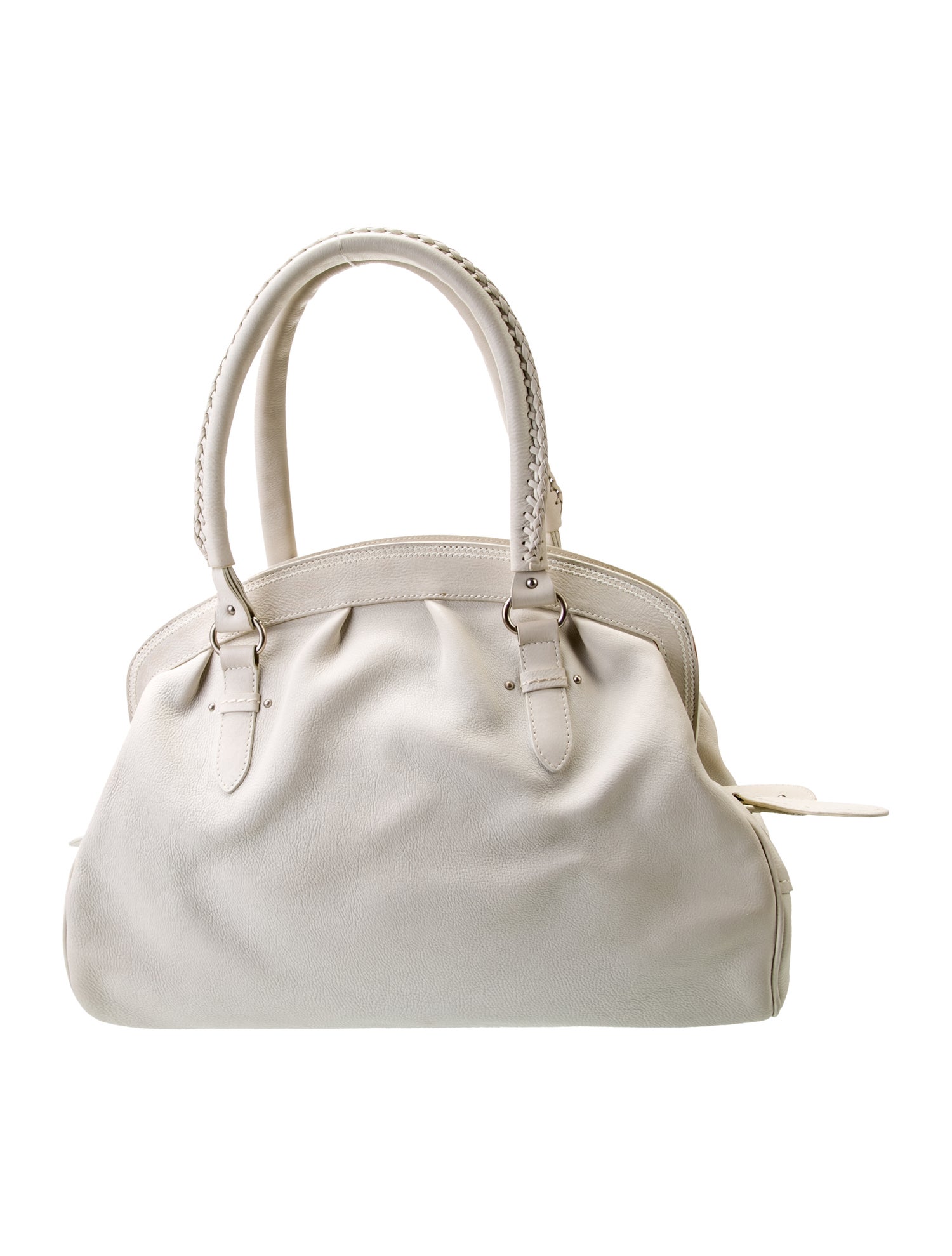 Christian Dior Leather Top Handle Bag