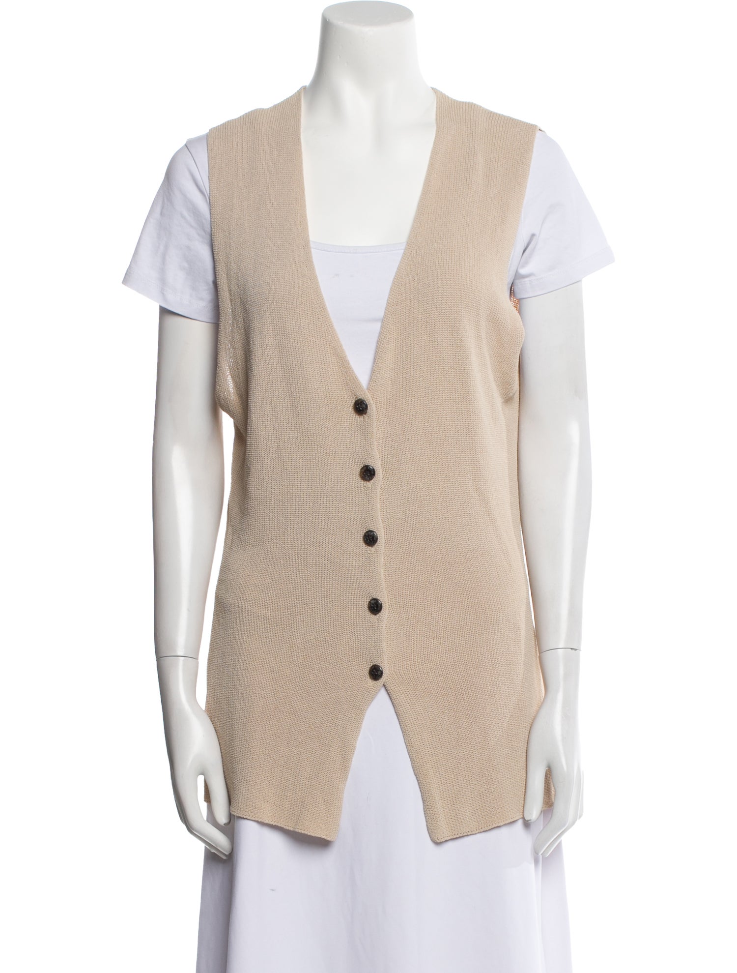 Christian Dior V-Neck Short Sleeve Top