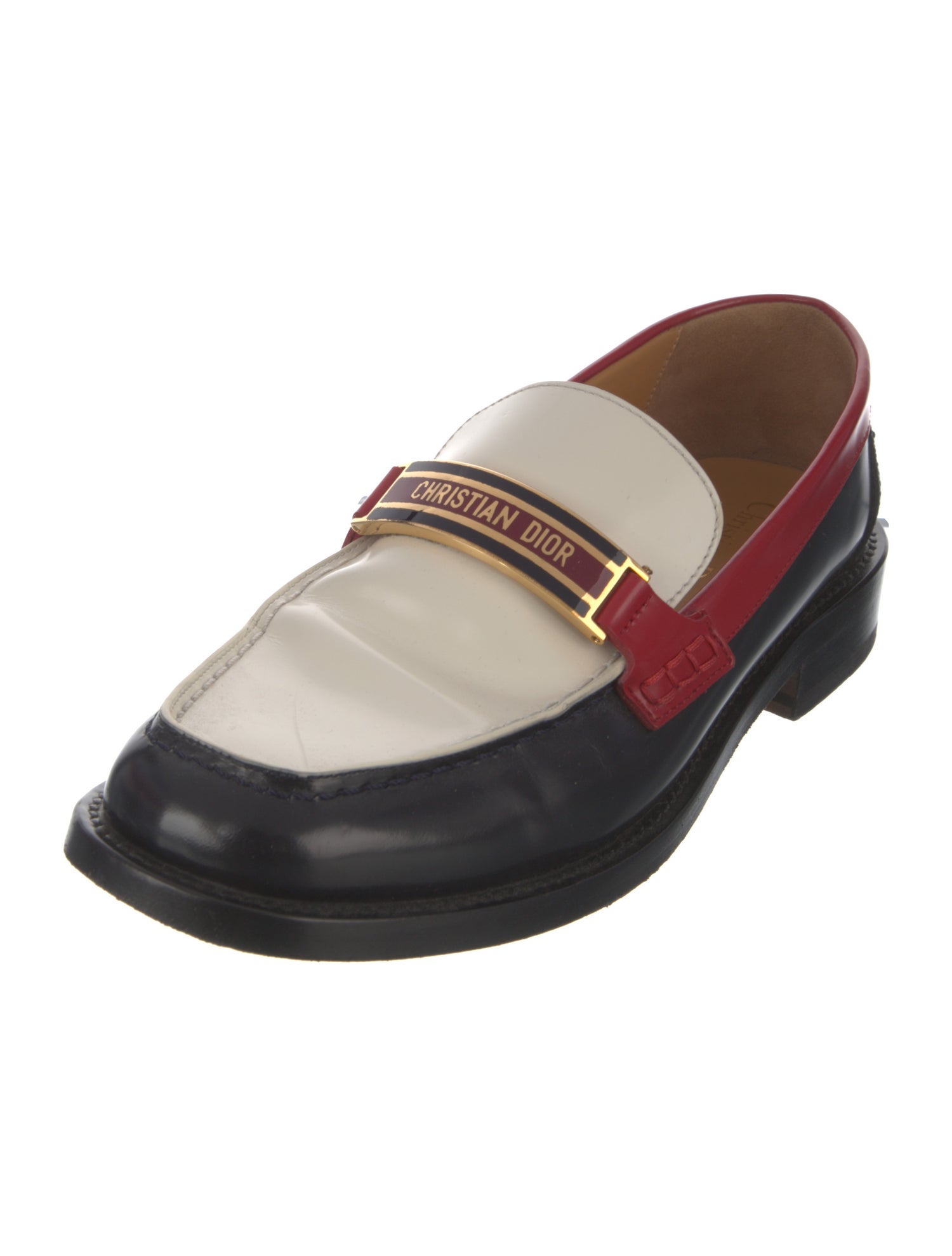 Christian Dior Leather Loafers