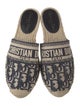 Christian Dior Oblique Jacquard Canvas Espadrilles