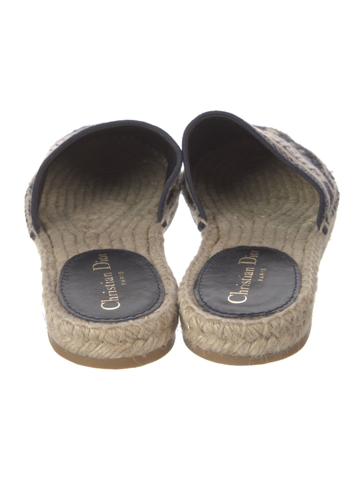 Christian Dior Oblique Jacquard Canvas Espadrilles