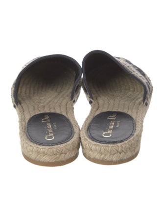Christian Dior Oblique Jacquard Canvas Espadrilles