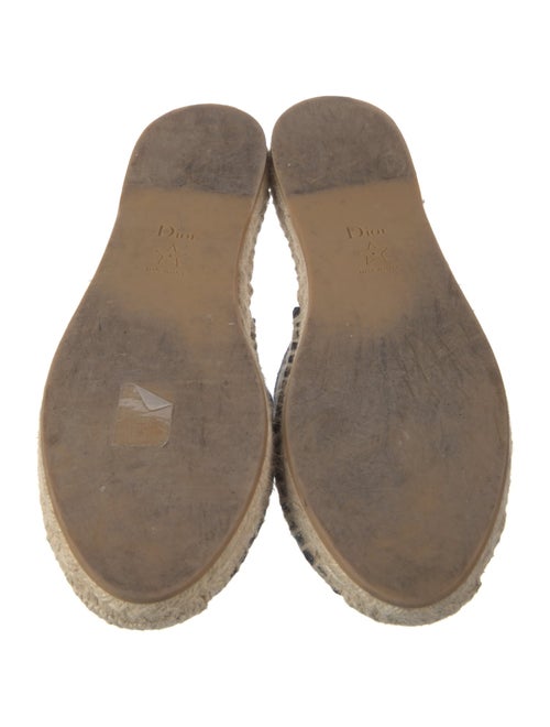 Christian Dior Oblique Jacquard Canvas Espadrilles