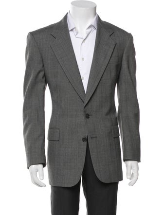 Christian Dior Plaid Print Blazer