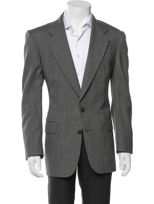 Christian Dior Plaid Print Blazer