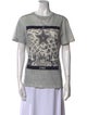 Christian Dior Graphic Print Crew Neck T-Shirt