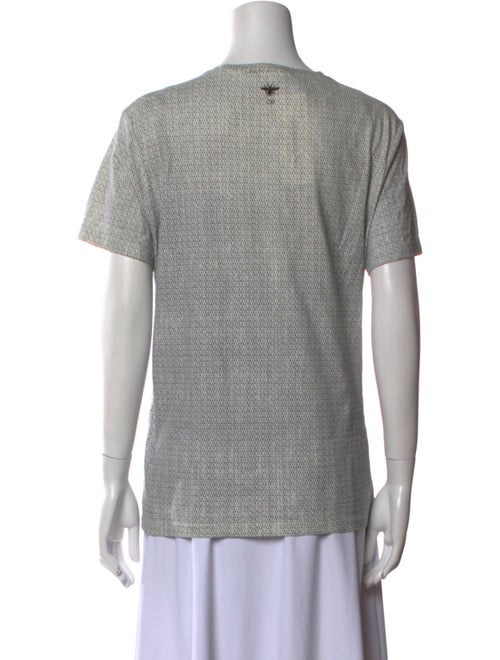 Christian Dior Graphic Print Crew Neck T-Shirt