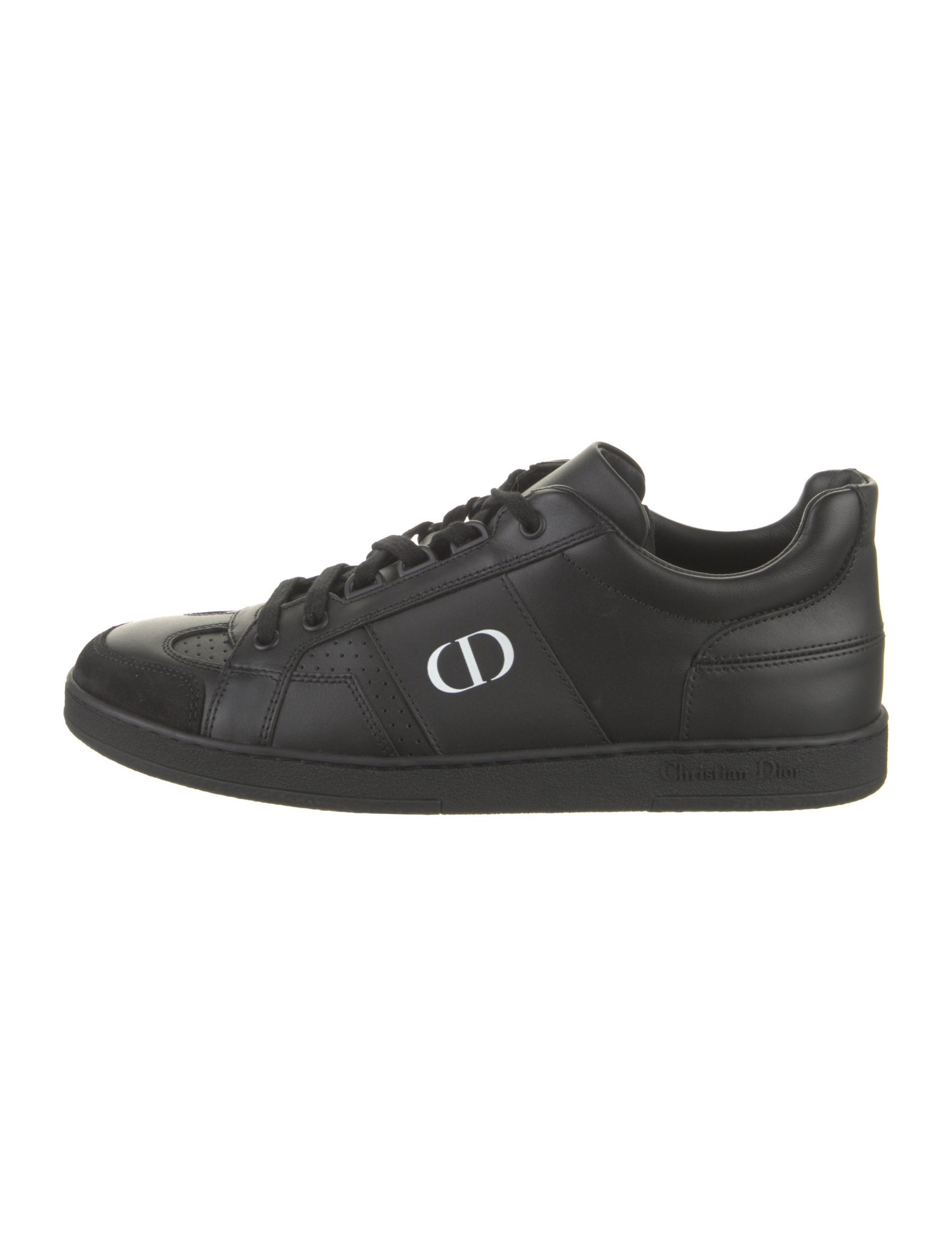 Christian Dior Oblique Jacquard Leather Sneakers