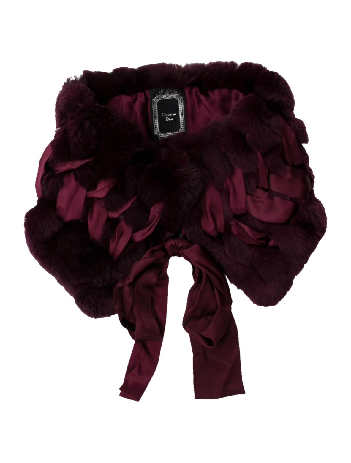 Christian Dior Fur Scarf